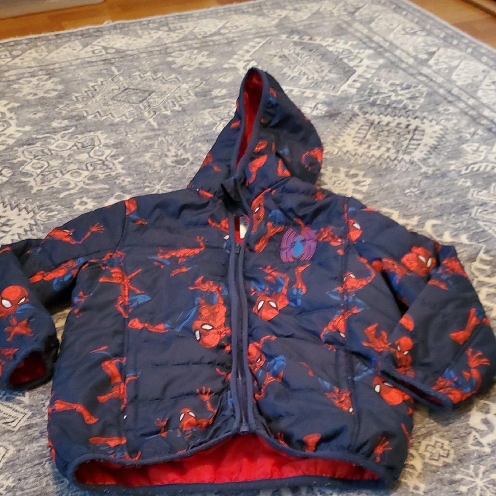 Kids Marvel Spider-Man Navy Jacket